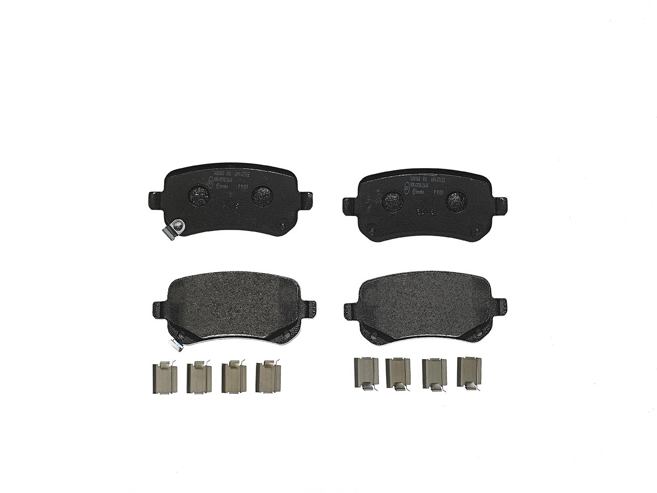 Bremsbelagsatz, Scheibenbremse | BREMBO (P 11 021)