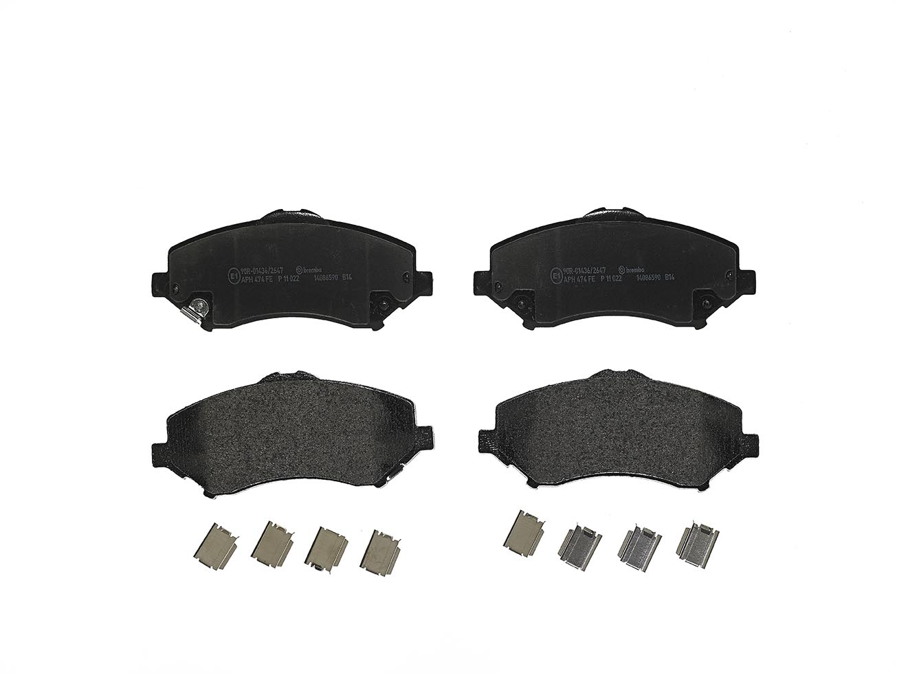Bremsbelagsatz, Scheibenbremse | BREMBO (P 11 022)