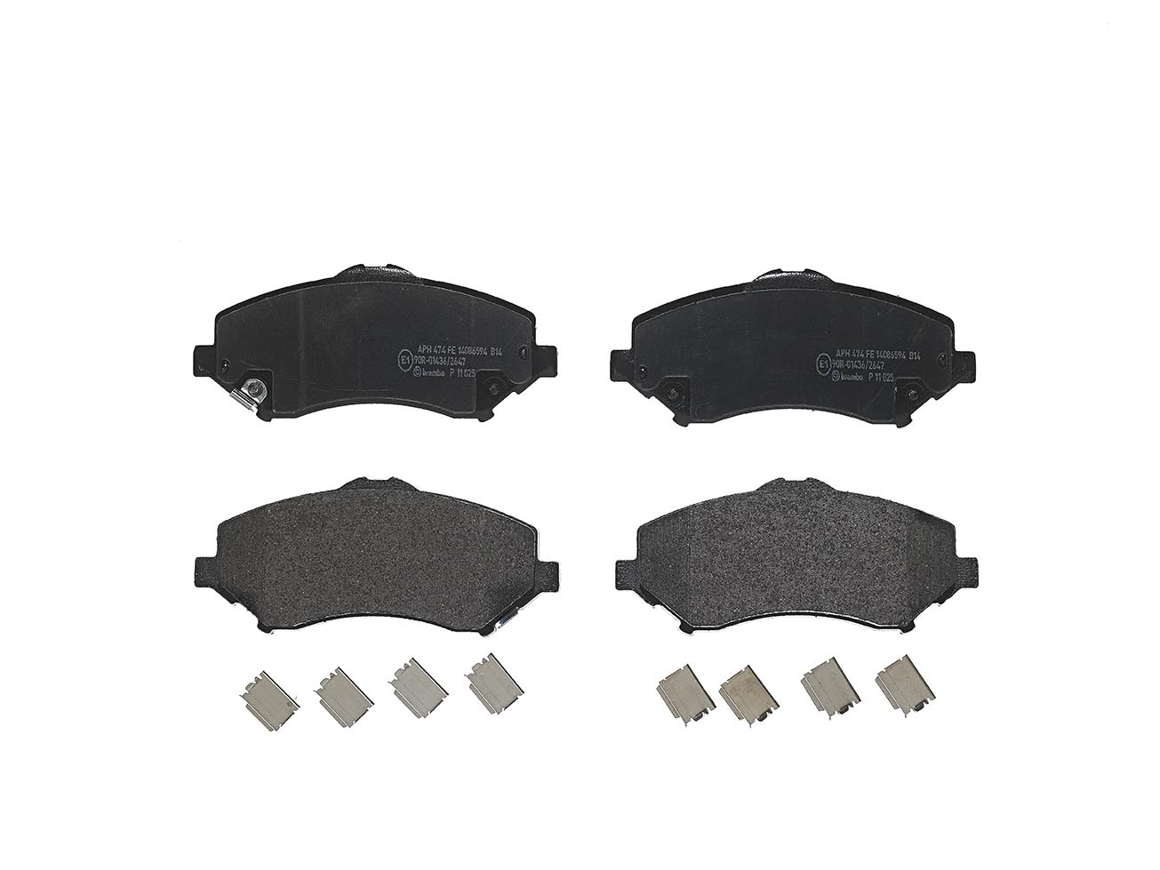 Bremsbelagsatz, Scheibenbremse | BREMBO (P 11 025)