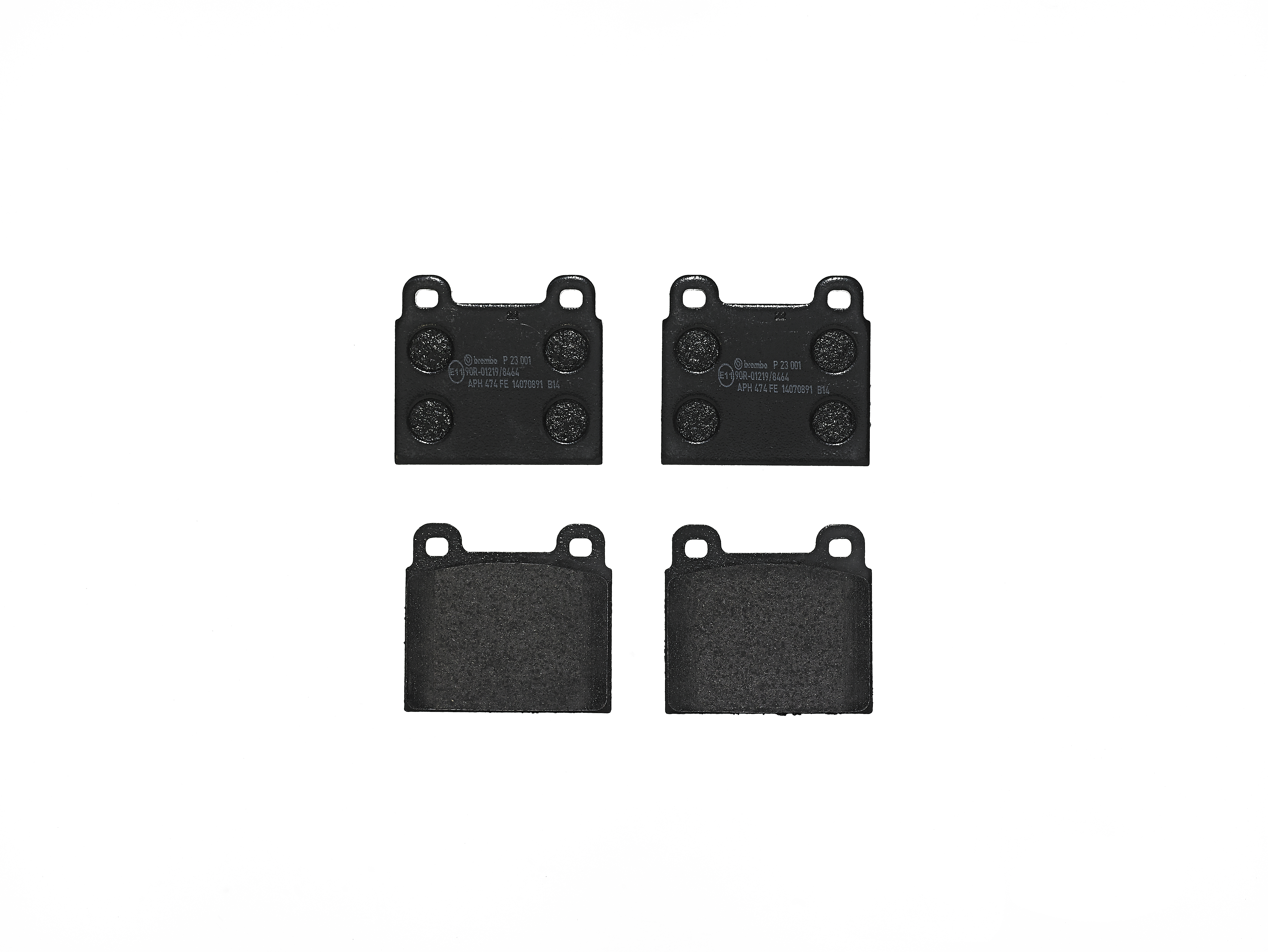 Bremsbelagsatz, Scheibenbremse | BREMBO (P 23 001)