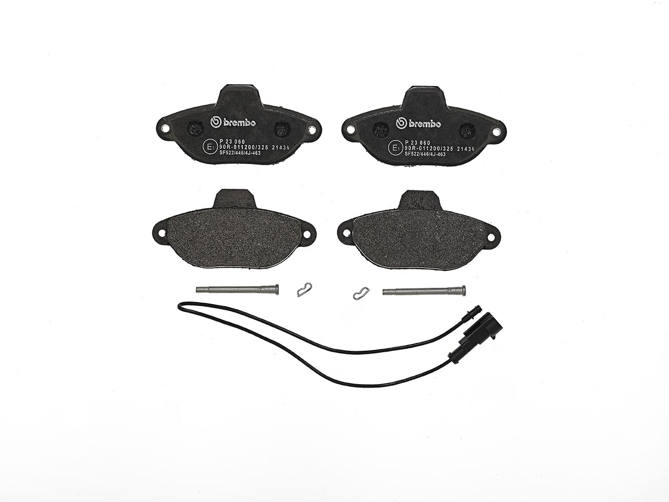 Bremsbelagsatz, Scheibenbremse | BREMBO (P 23 060)