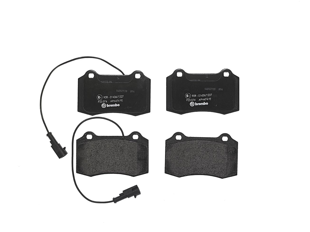 Bremsbelagsatz, Scheibenbremse | BREMBO (P 23 074)