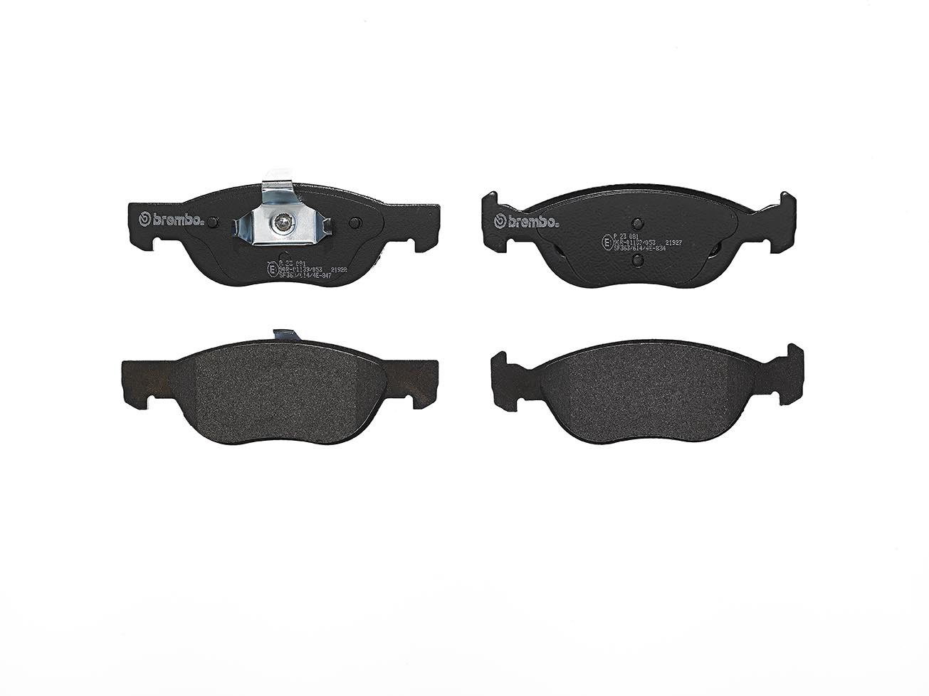 Bremsbelagsatz, Scheibenbremse | BREMBO (P 23 081)