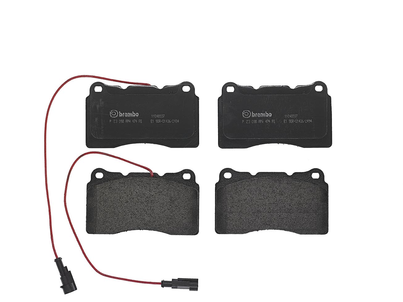 Bremsbelagsatz, Scheibenbremse | BREMBO (P 23 098)