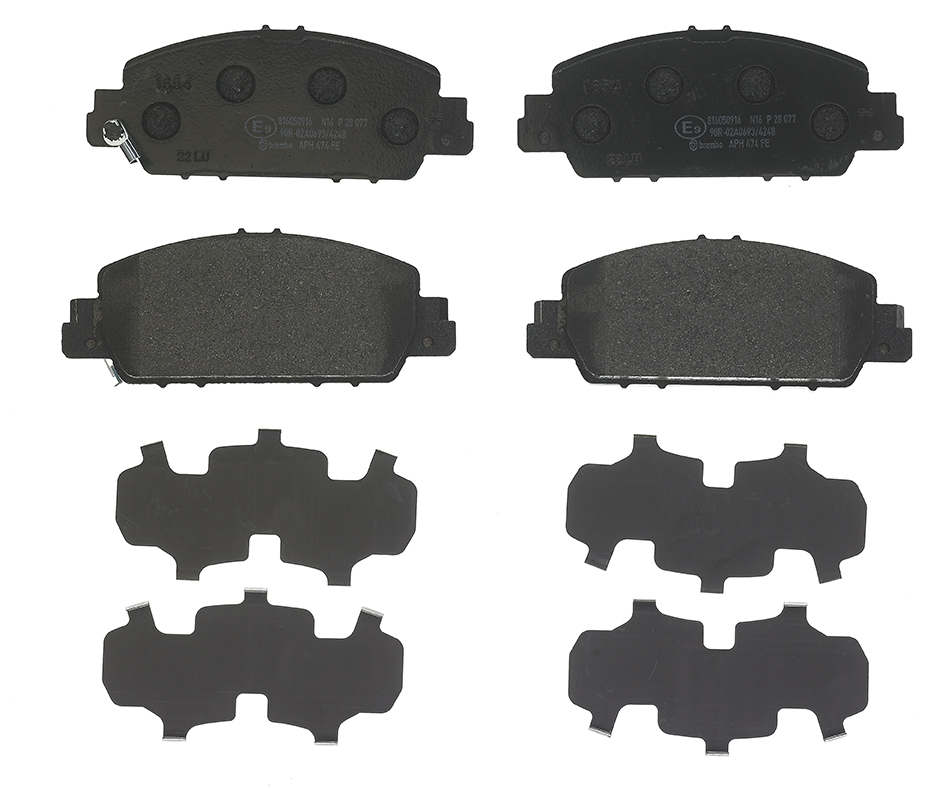 Bremsbelagsatz, Scheibenbremse | BREMBO (P 28 077)