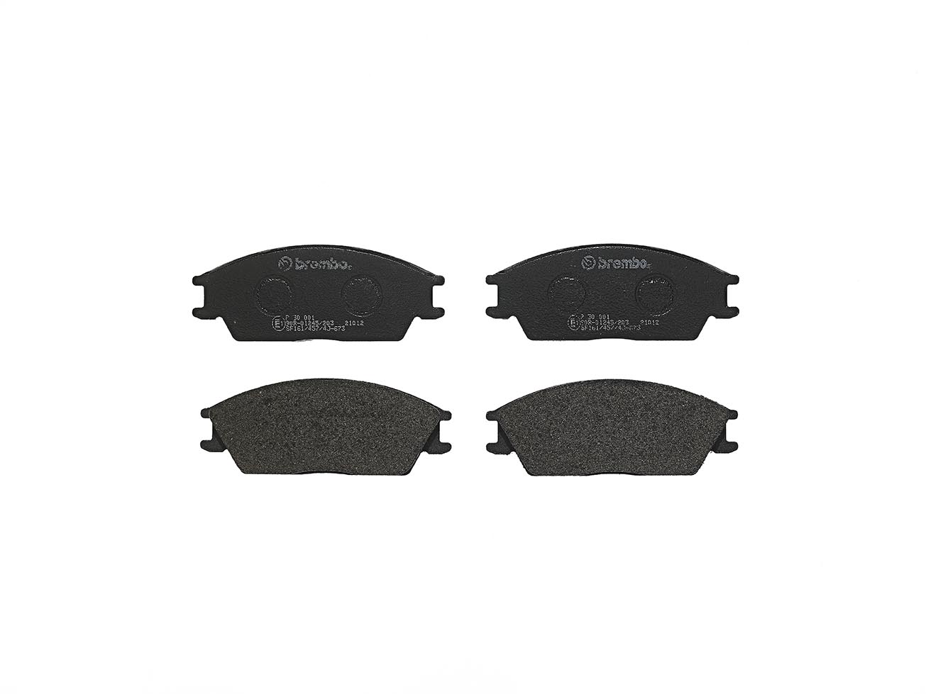 Bremsbelagsatz, Scheibenbremse | BREMBO (P 30 001)