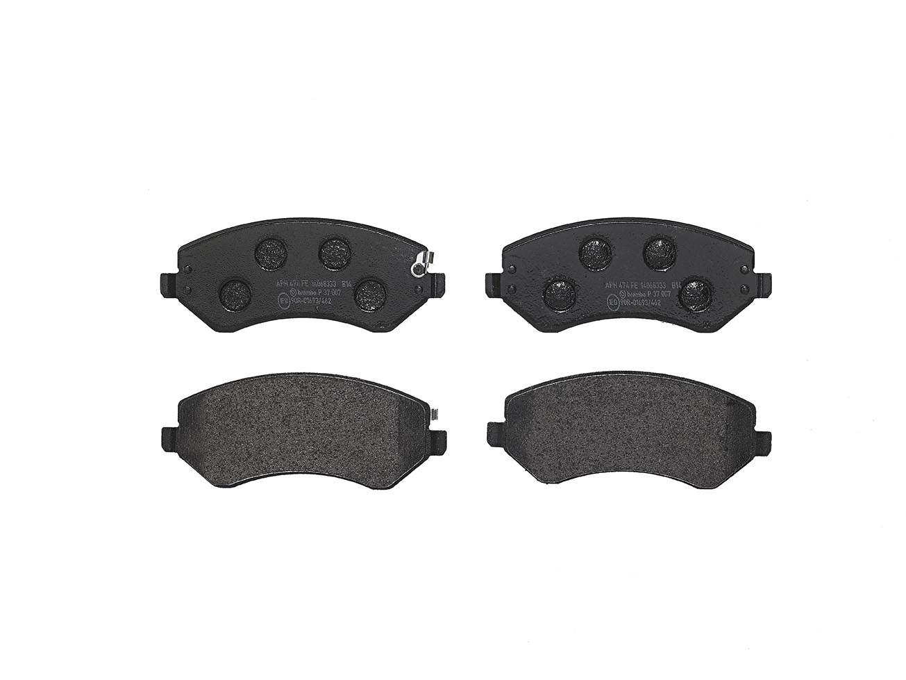 Bremsbelagsatz, Scheibenbremse | BREMBO (P 37 007)