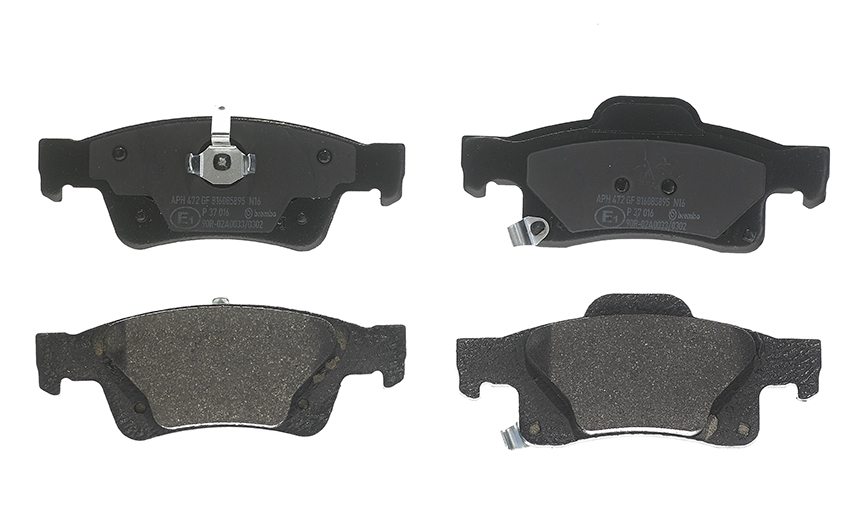 Bremsbelagsatz, Scheibenbremse | BREMBO (P 37 016)