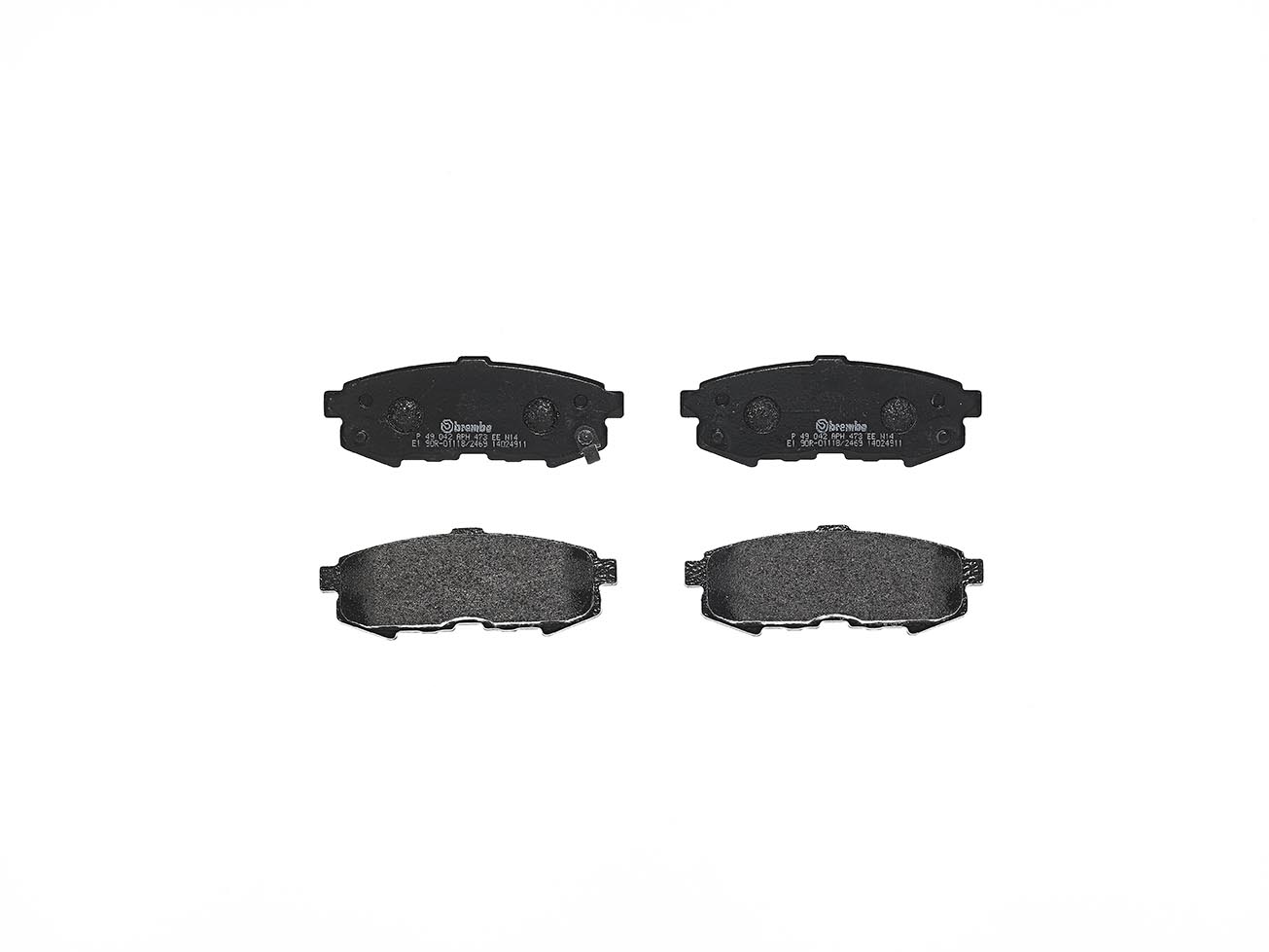 Bremsbelagsatz, Scheibenbremse | BREMBO (P 49 042)