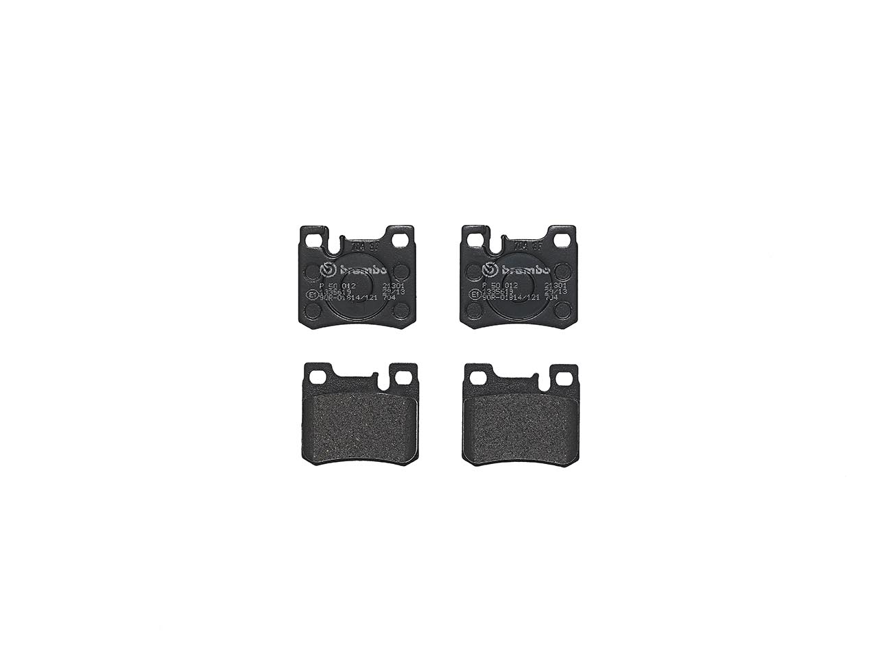 Bremsbelagsatz, Scheibenbremse | BREMBO (P 50 012)