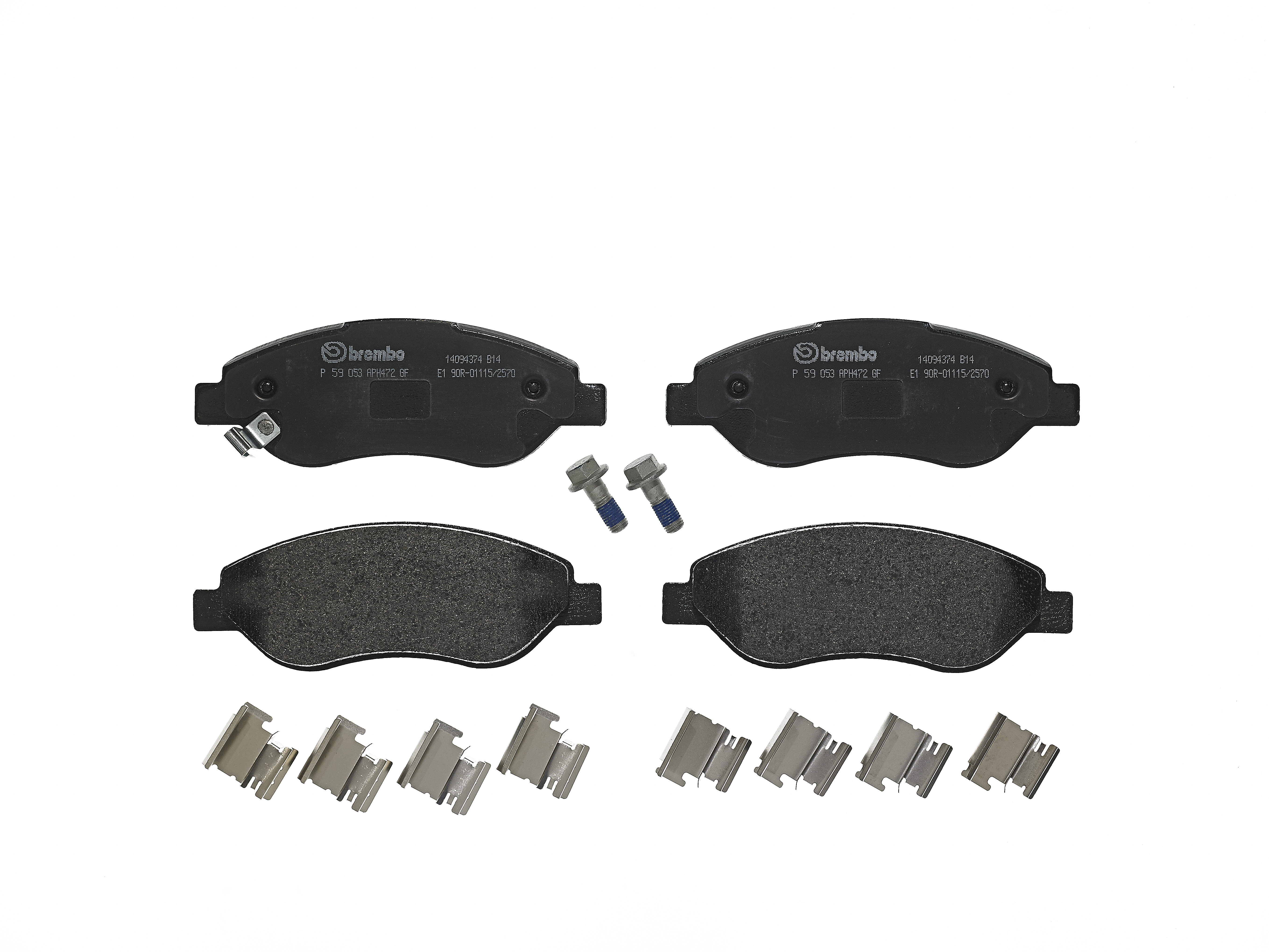 Bremsbelagsatz, Scheibenbremse | BREMBO (P 59 053)