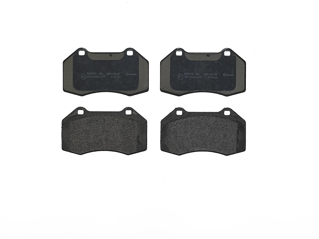 Bremsbelagsatz, Scheibenbremse | BREMBO (P 68 036)