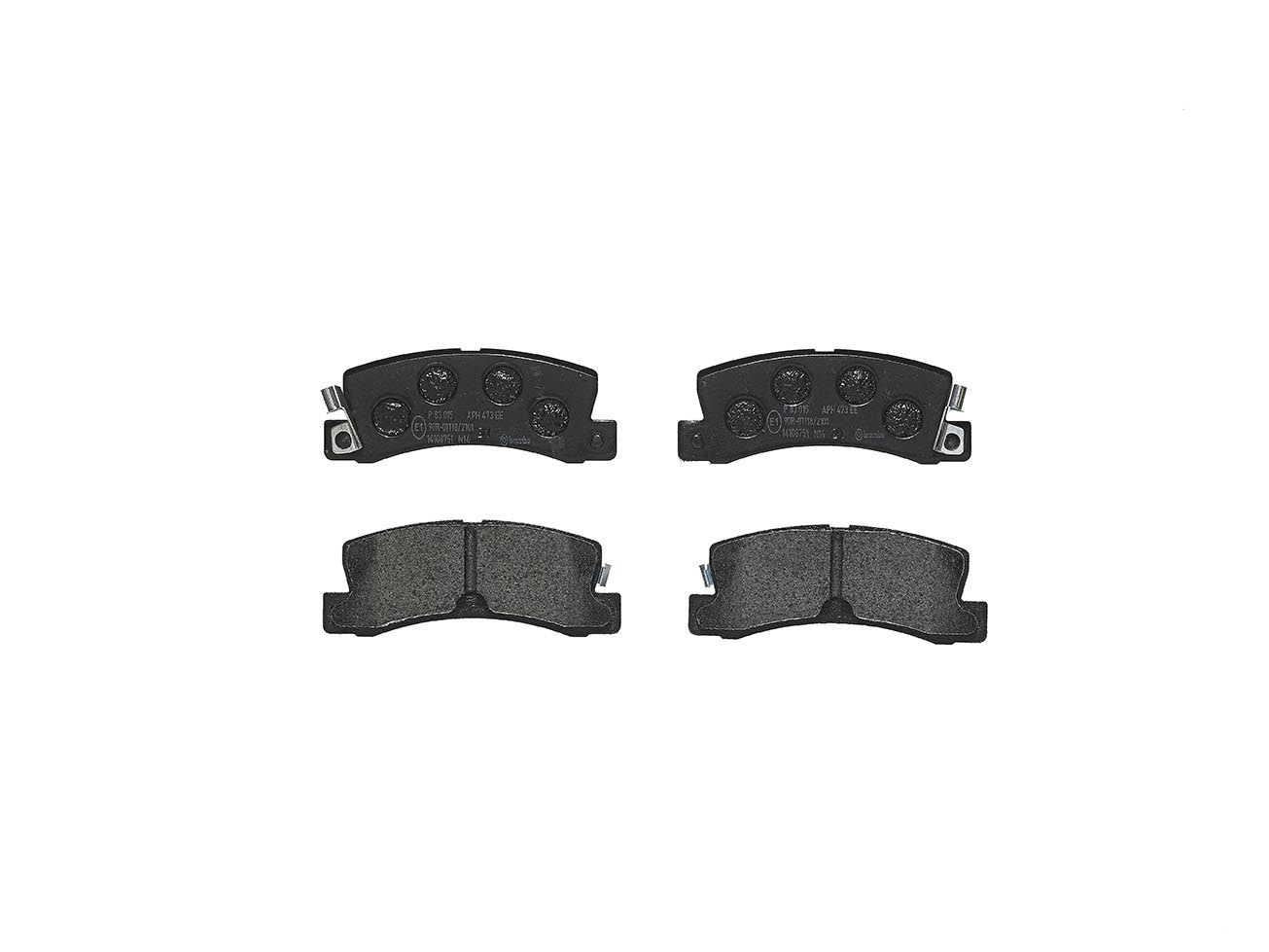 Bremsbelagsatz, Scheibenbremse | BREMBO (P 83 015)