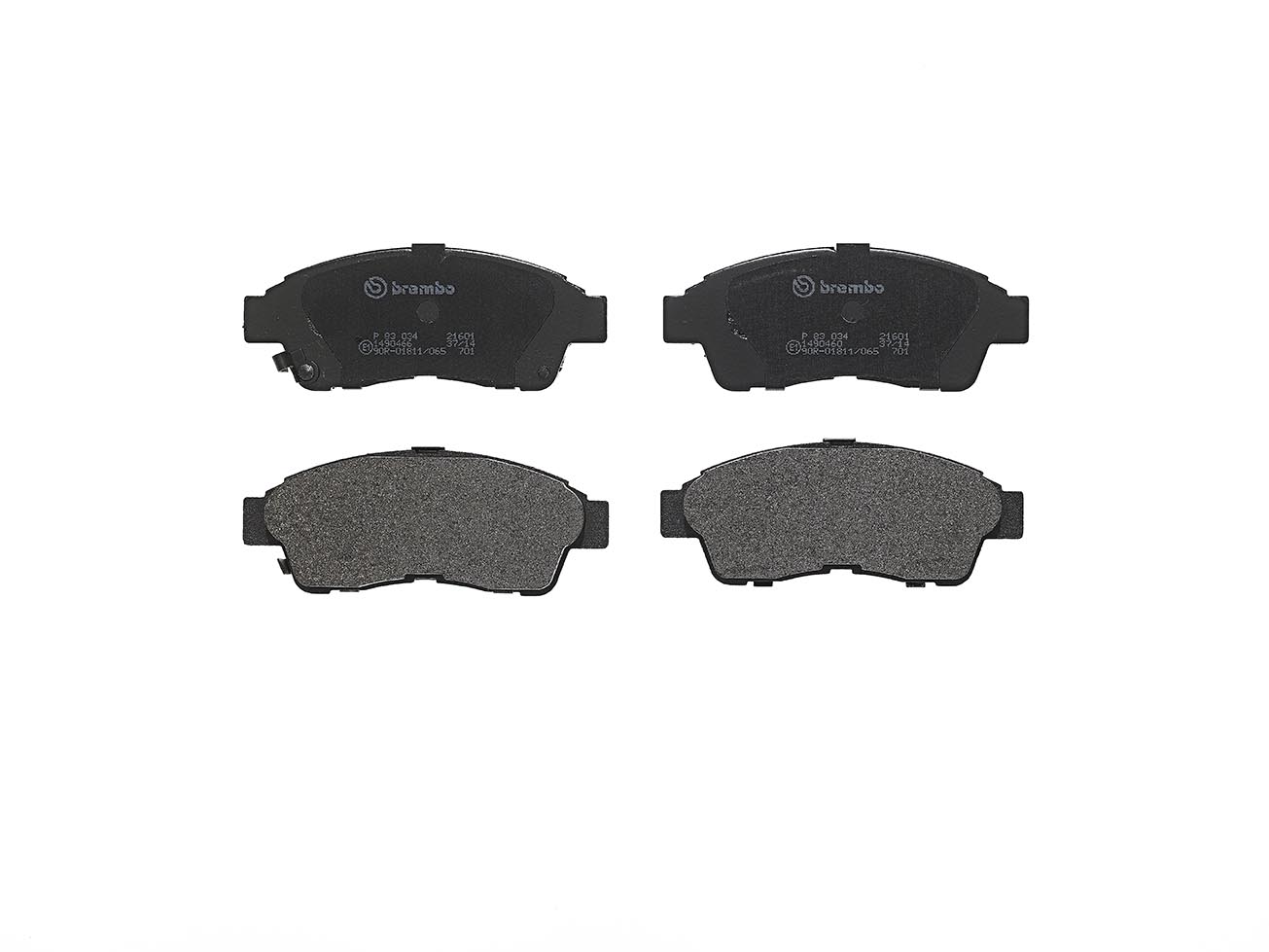 Bremsbelagsatz, Scheibenbremse | BREMBO (P 83 034)