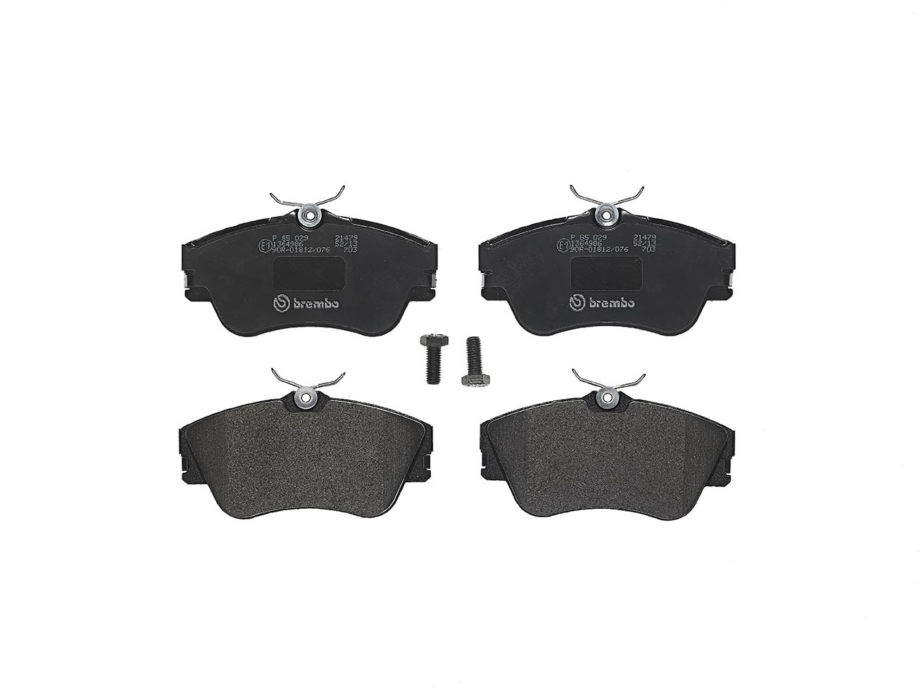 Bremsbelagsatz, Scheibenbremse | BREMBO (P 85 029)