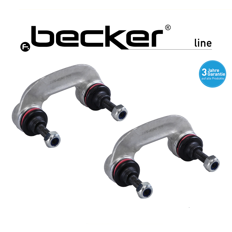 f.becker/_line 2x Parte delantera de la varilla de acoplamiento ESTABILIZADOR AUDI Rod//Strebe