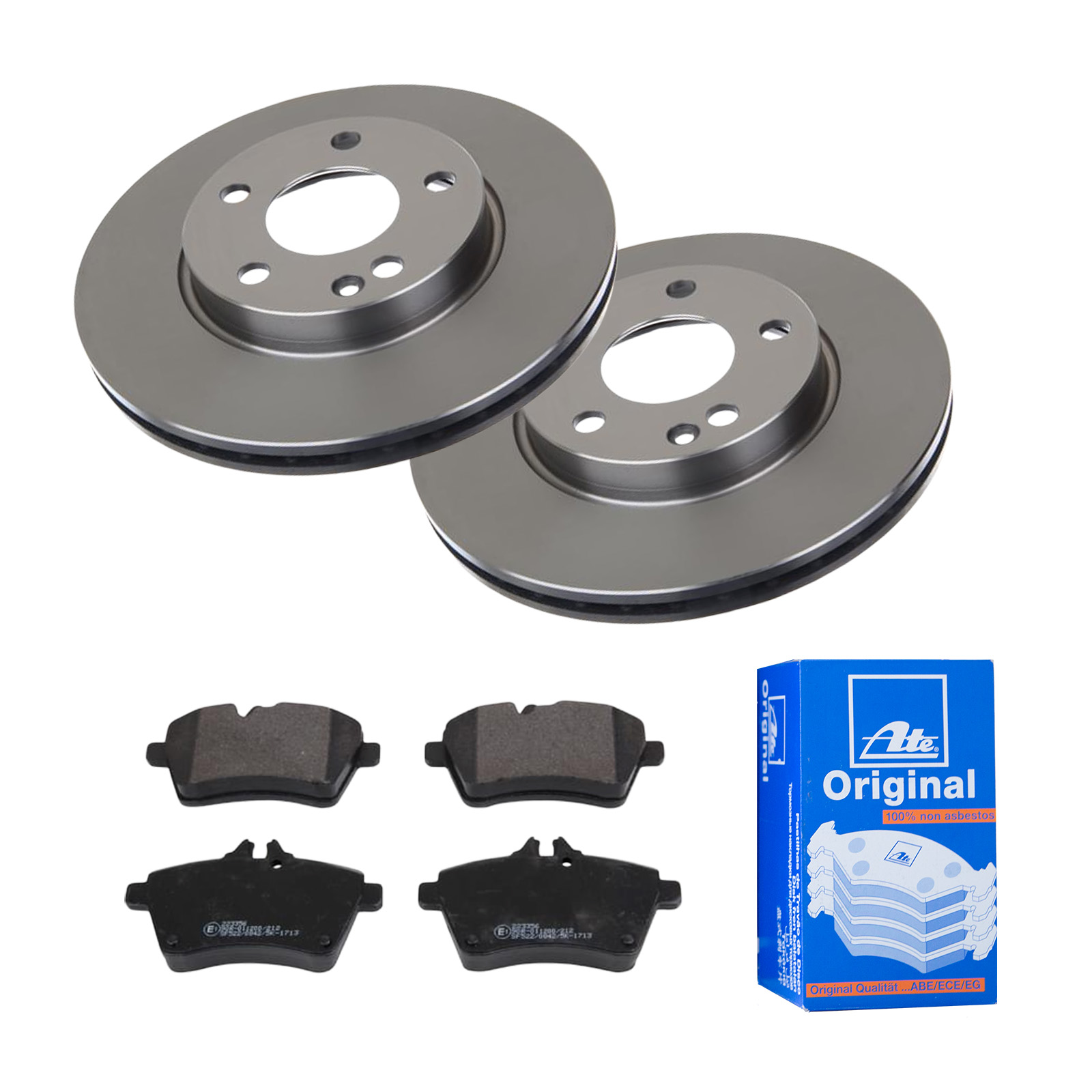 BREMSBELÄGE BREMSKLÖTZE VORNE FÜR MINI R50 R52 R53 BREMSSCHEIBEN BELÜFTET Ø276