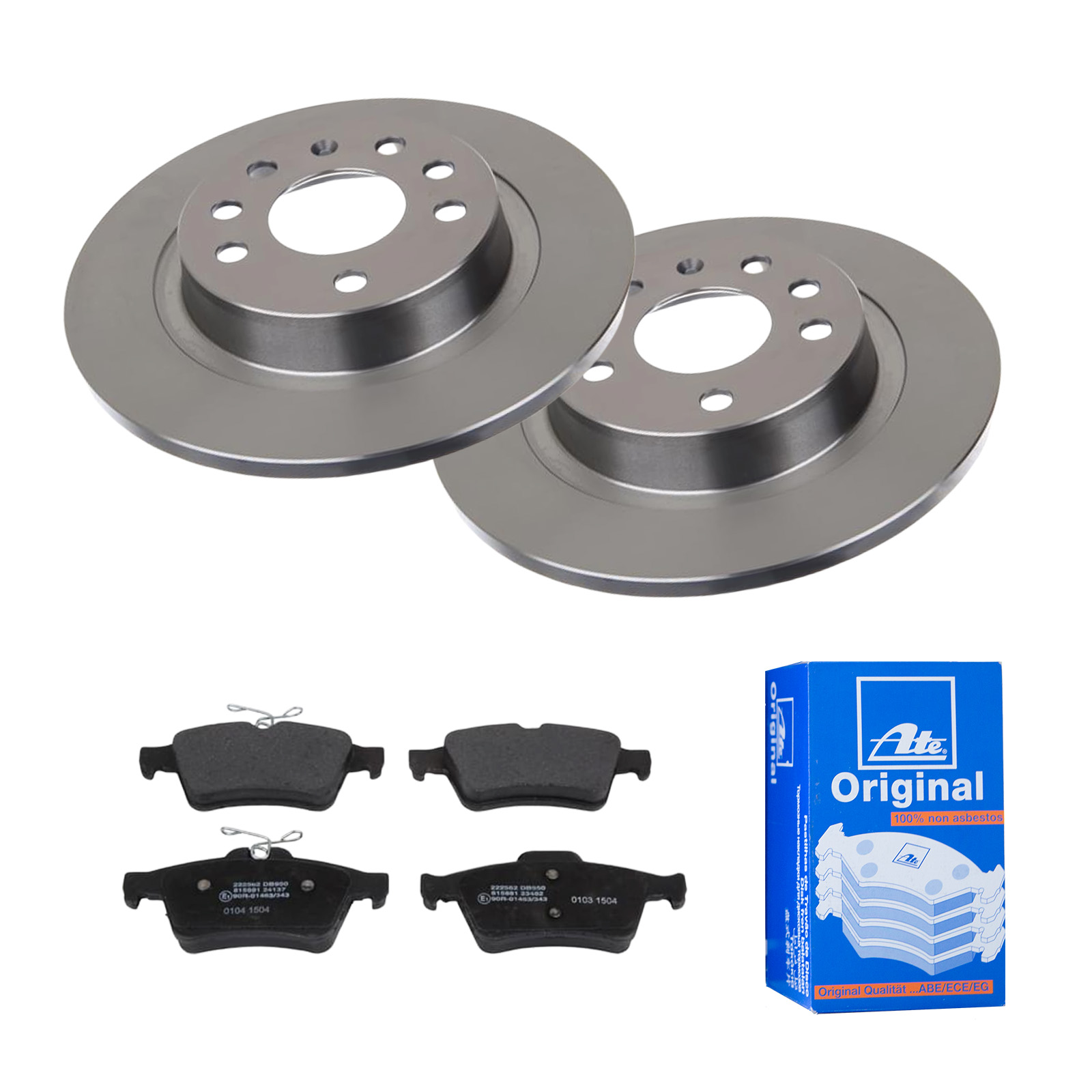 ATEBremsenset POWER DISC Bremsscheiben für BMW Bremsbeläge Vorne u.a