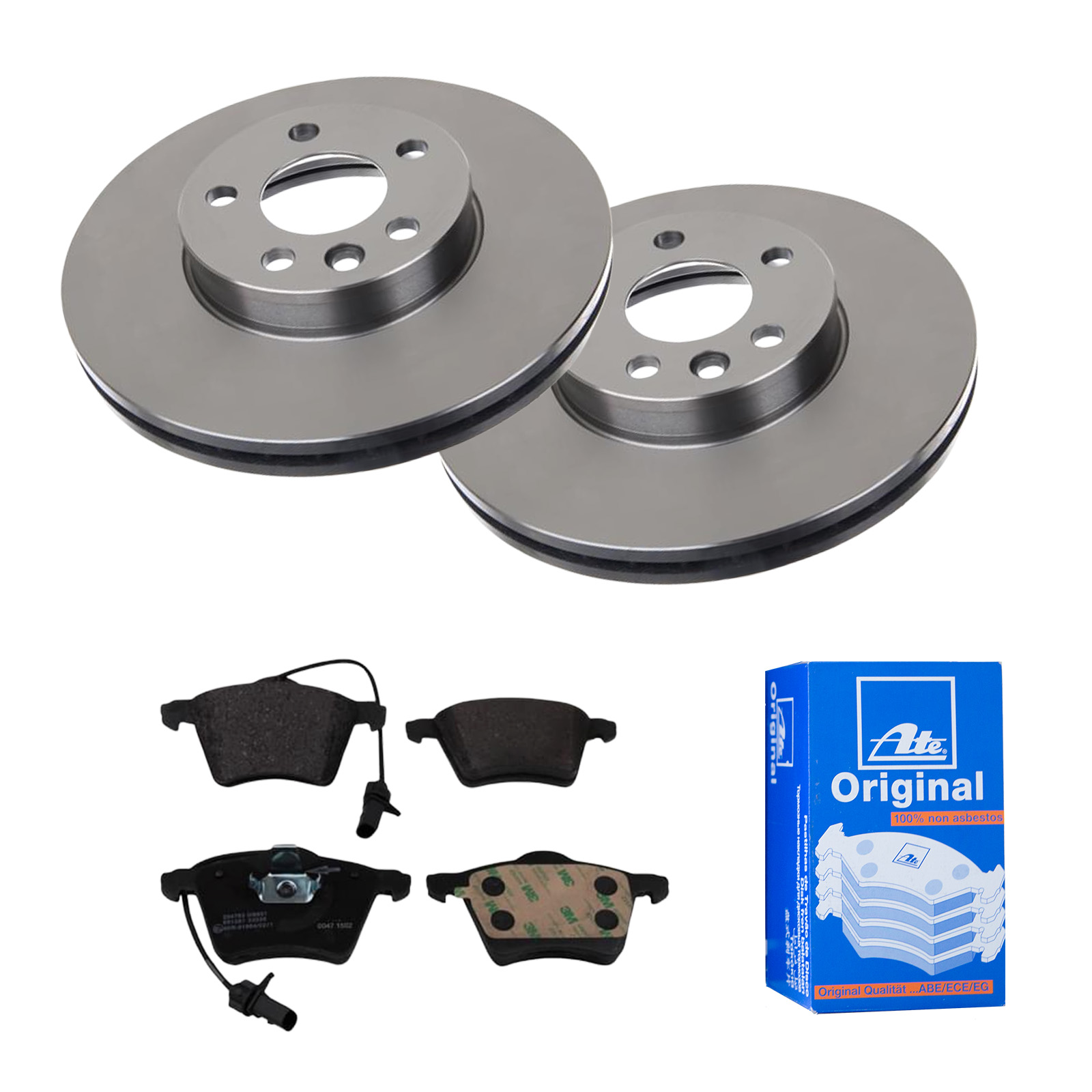 CERAMIC Bremsbeläge Hinten u.a für ATEBremsenset Bremsscheiben