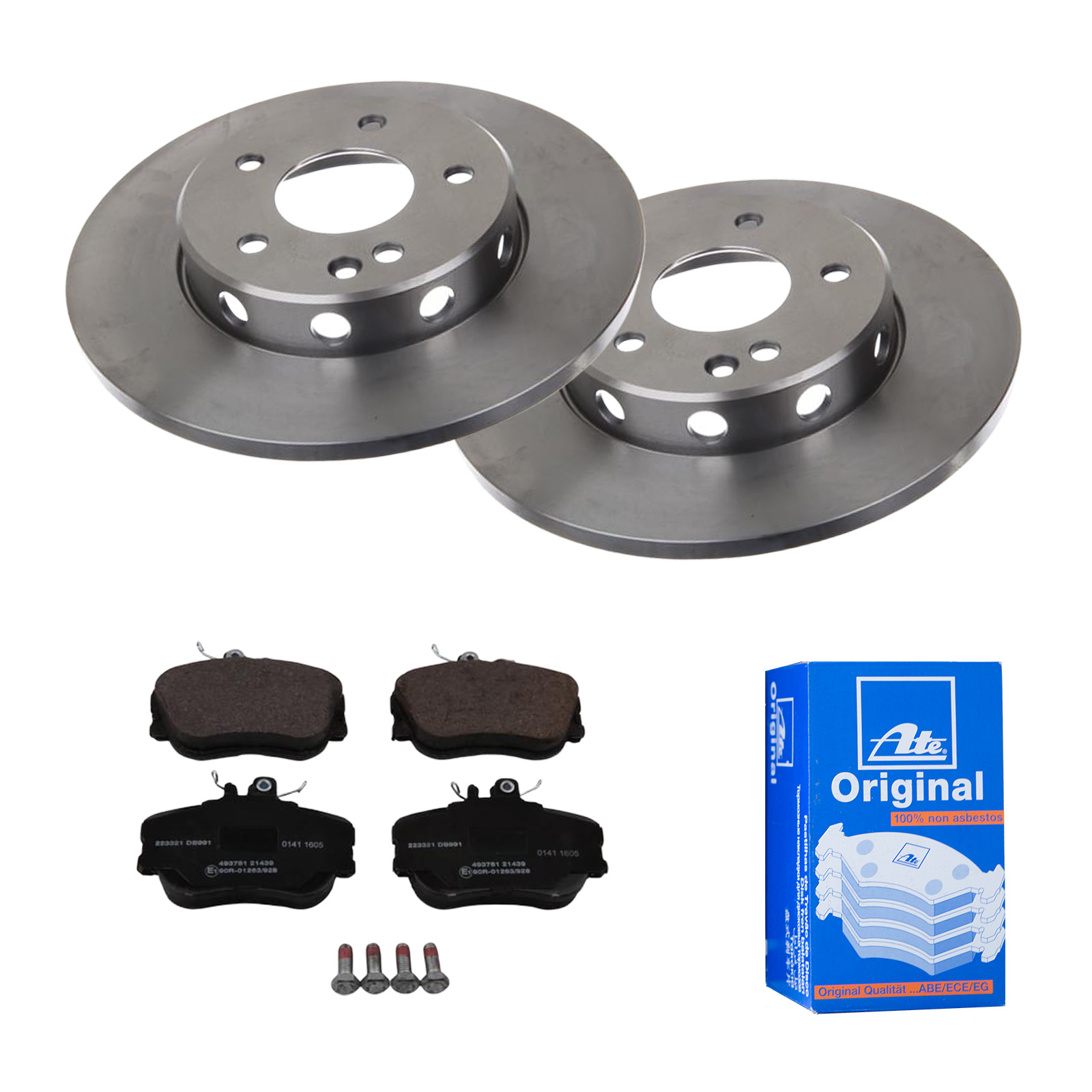 2 Textar Bremsscheiben 252mm Vorne Für Opel Agila Suzuki Swift