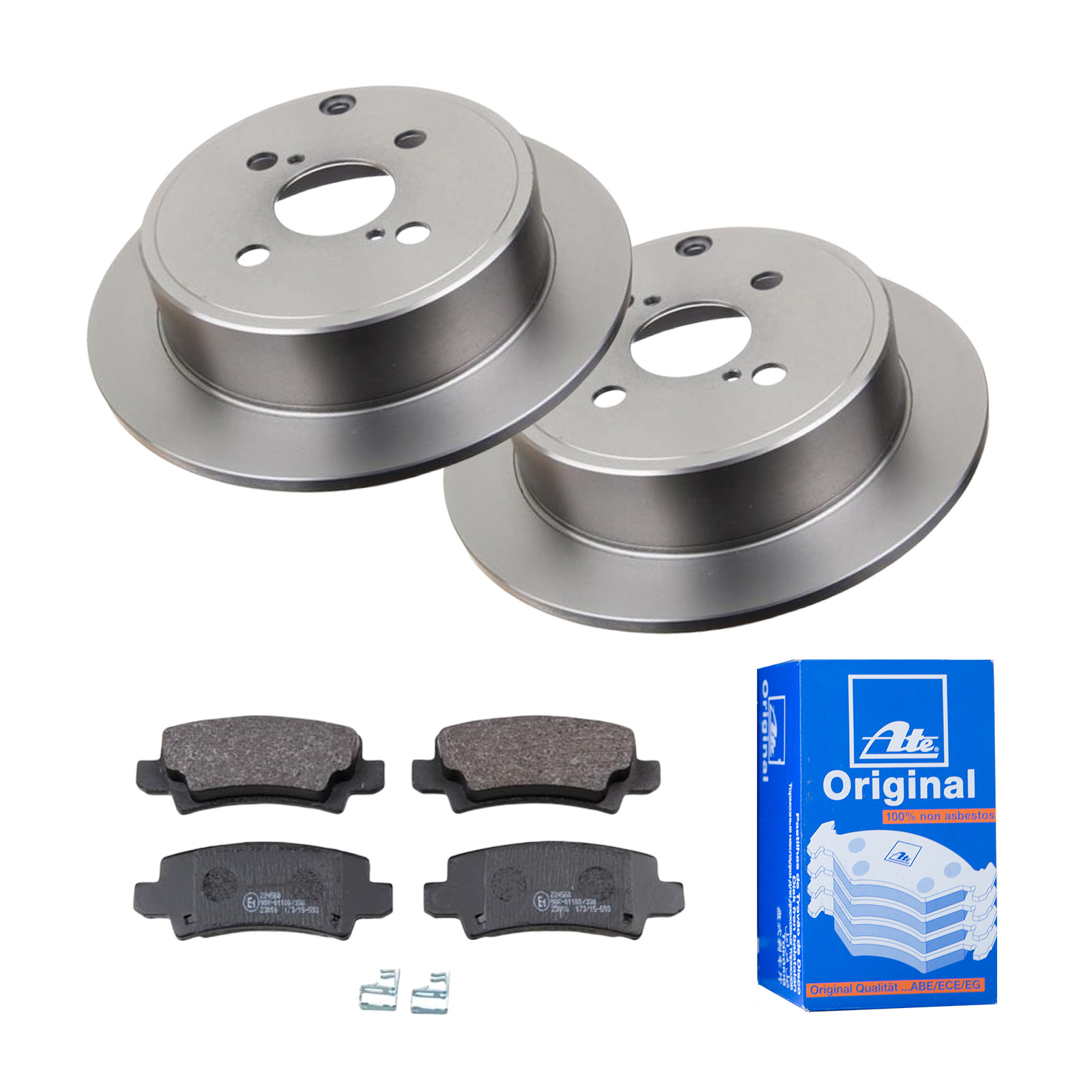 BREMSSCHEIBEN BREMSBELÄGE BREMSKLÖTZE VOLL Ø279 HINTEN TOYOTA