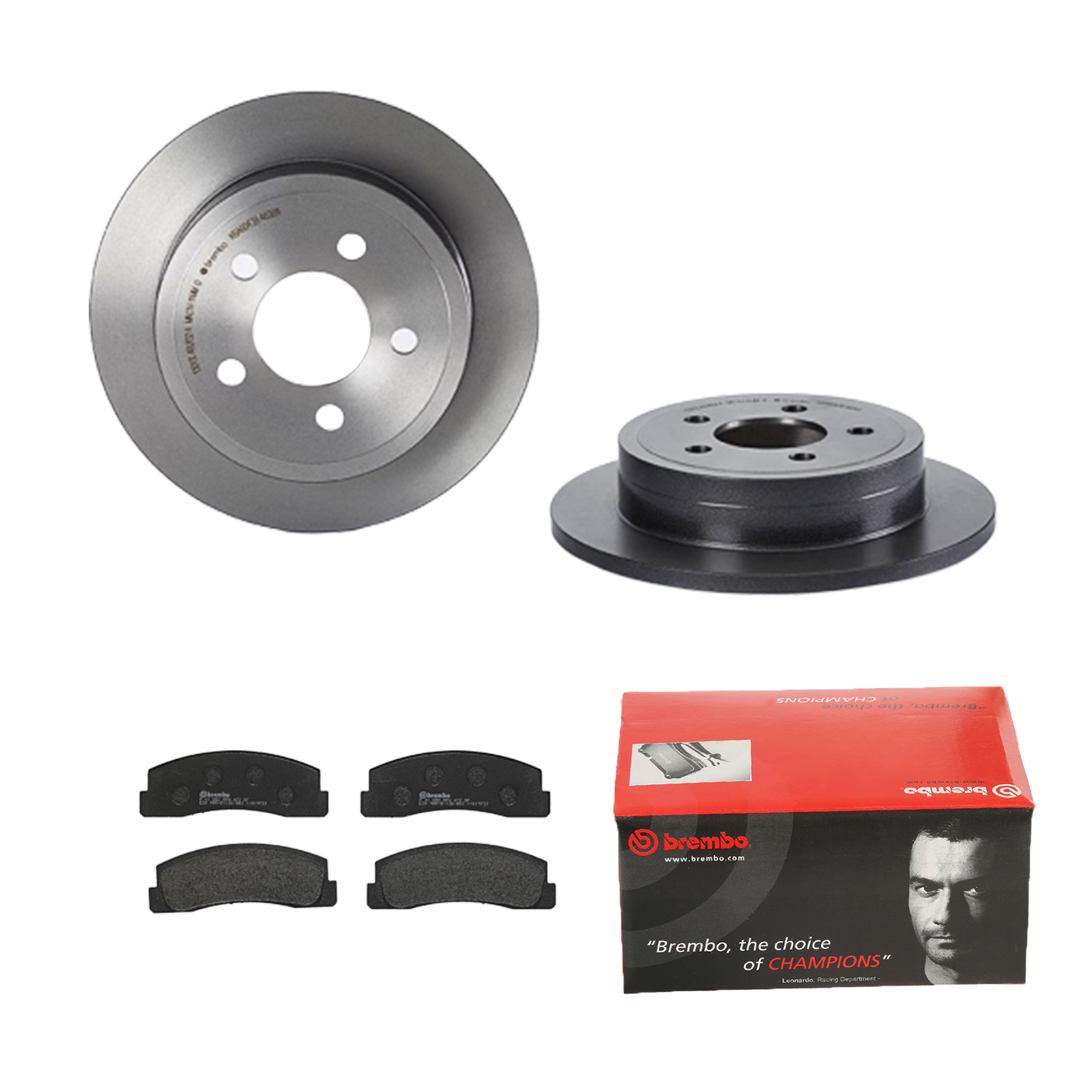 Bremsbeläge Mit Verschleißwarner BandelOne EuroBrake Bremsscheiben 240mm + Beläge Hinten Für Opel Astra H Opel Astra H Hinten