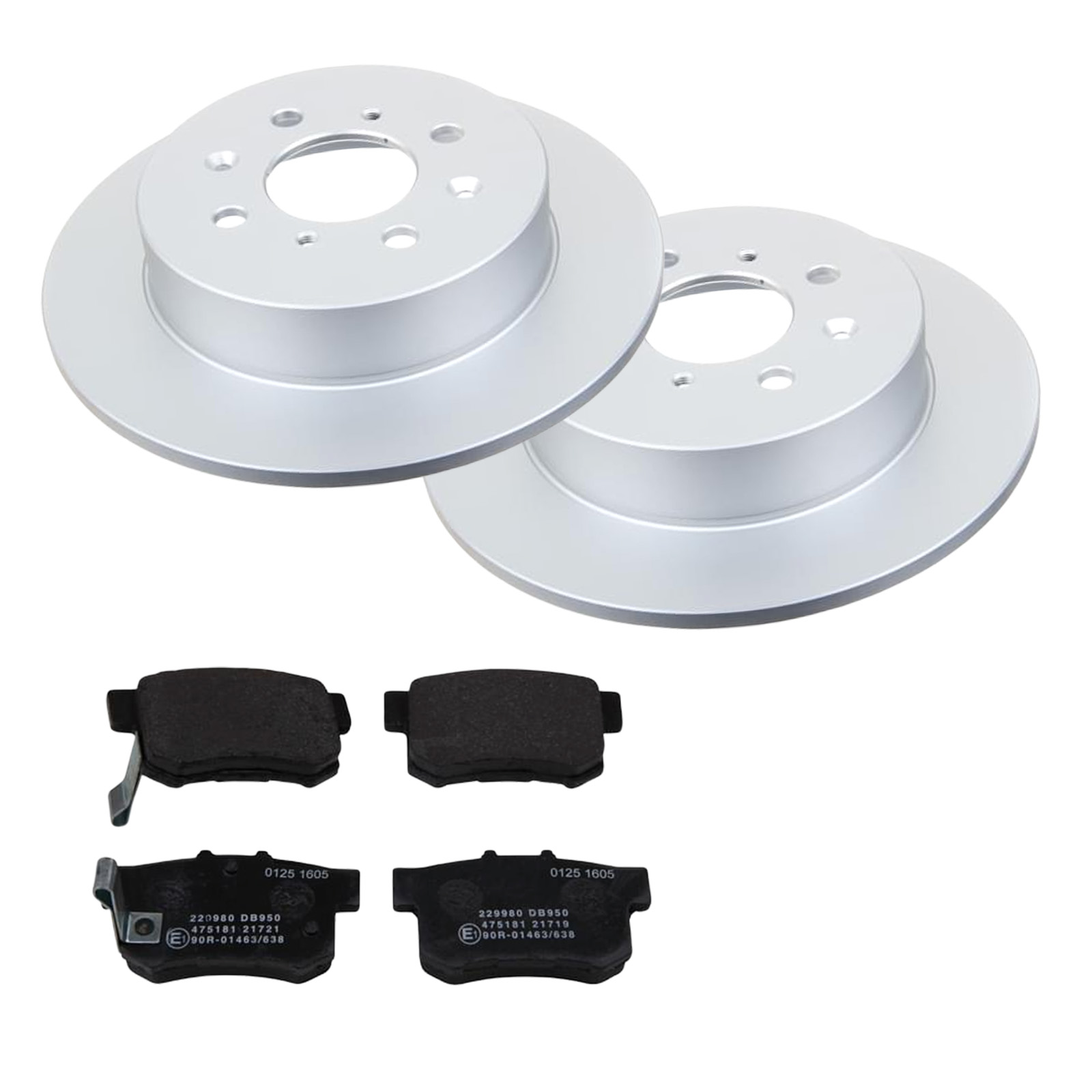 2 BREMSSCHEIBEN VOLL /Ø 268 MM 4 LOCH BREMSBEL/ÄGE HINTEN Hinten SIZVK2MXC4 Bremsanlage